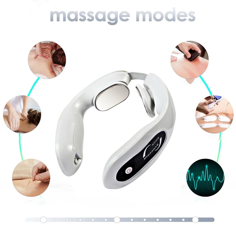 Klikessence™ Neck & Shoulder Massager – Relaxing, Lightweight, On-the-Go Stress and Pain Relief - klikessence