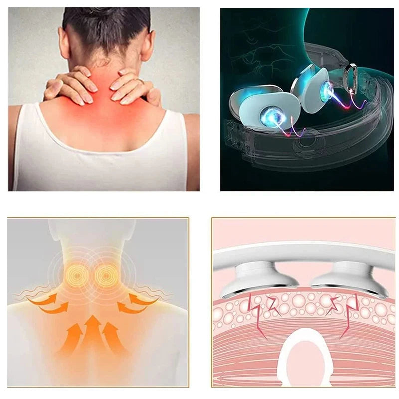 Klikessence™ Neck & Shoulder Massager – Relaxing, Lightweight, On-the-Go Stress and Pain Relief - klikessence